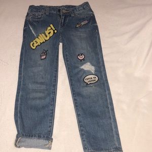 Gap patch jeans